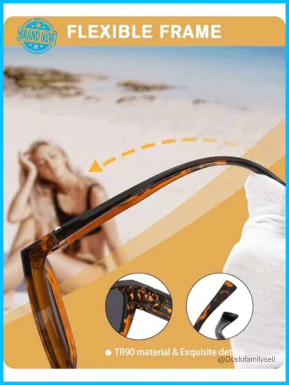Polarized Fit Over Sunglasses UV Protection Square Wrap Around for Driving